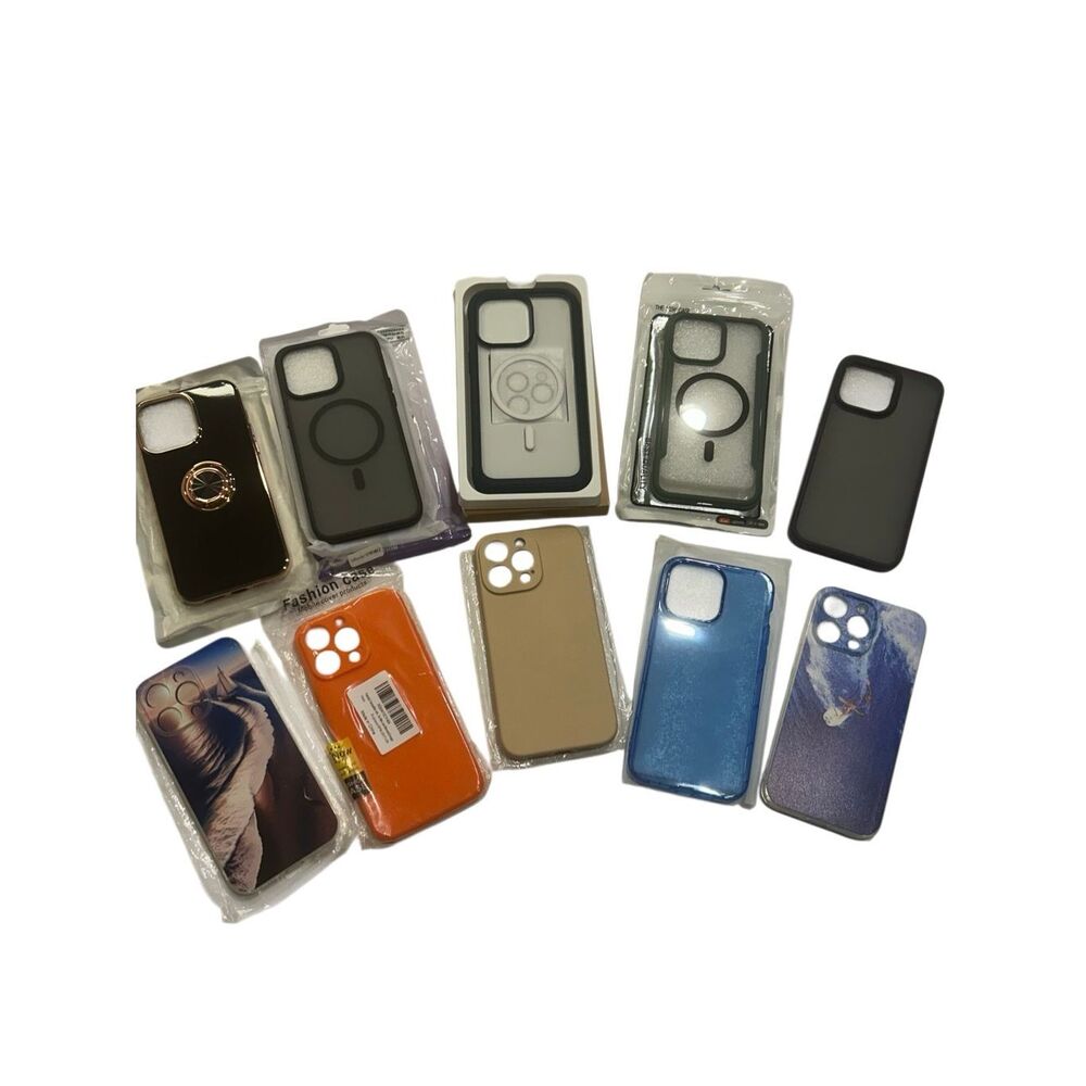 IPhone 15 Pro Max Cell Phone Cases Covers Lot of 10 Cell Phone Cases Only All Ne